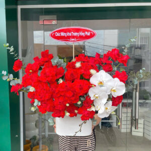 Hộp Hoa Chúc Mừng 008